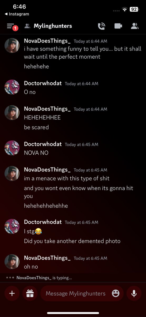 Another day, another time Nova scares me a little more