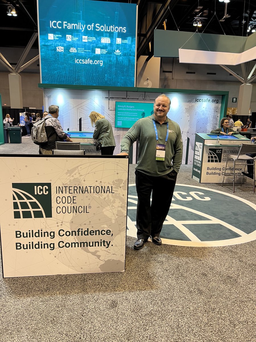 ICCEvalService's tweet image. ICC-ES is having a great time at this year&apos;s @IntlCodeCouncil Annual Conference &amp;amp; Expo. We&apos;re here in St. Louis networking with members, connecting with building code professionals, and sharing our commitment to safety &amp;amp; resiliency in the built environment. #CodeCouncil #ICCAC23
