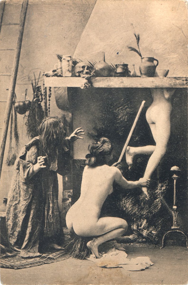Witches’ Sabbat in Paris, postcards c. 1910

Captions please
