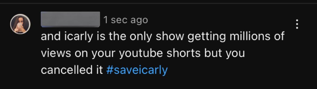 and icarly is the show getting their youtube shorts millions of views! <a href="/paramountplus/">Paramount+</a> #saveicarly #WeWantiCarlyS4 #icarly