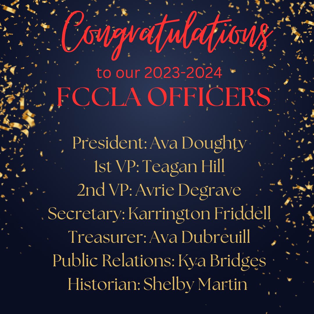 I am looking forward to working this years FCCLA Leadership team. #pcr3fccla <a href="/PCHSHalls/">PCHS Halls</a>
