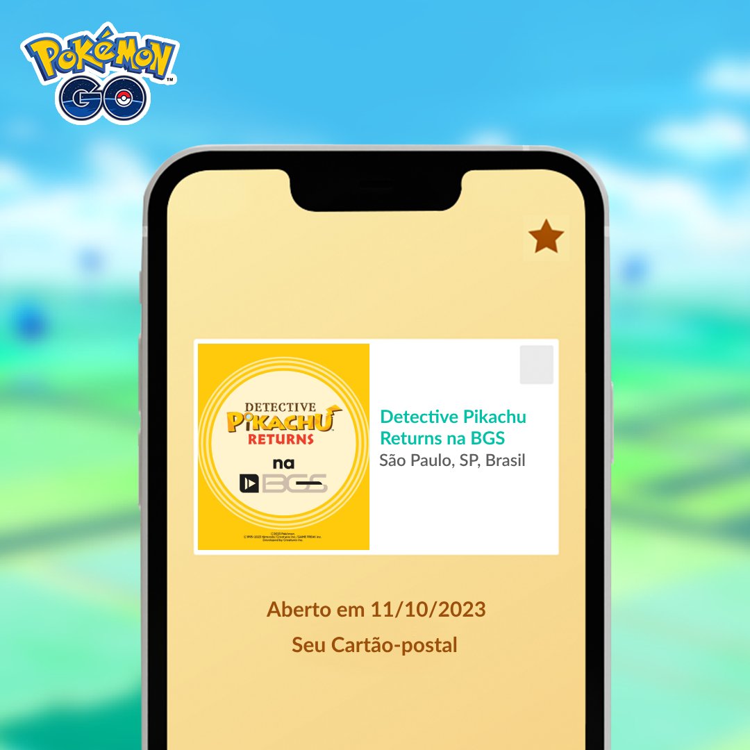 Comemorem o lançamento de Detective Pikachu Returns! – Pokémon GO