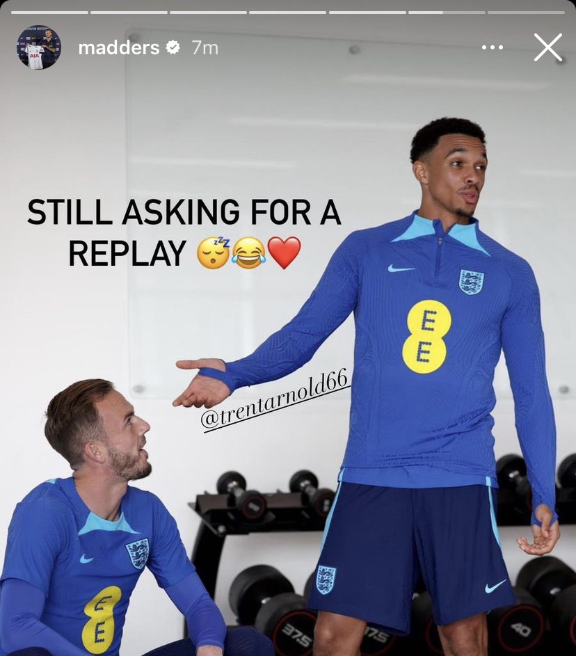 James Maddison on Instagram 🤣❤️