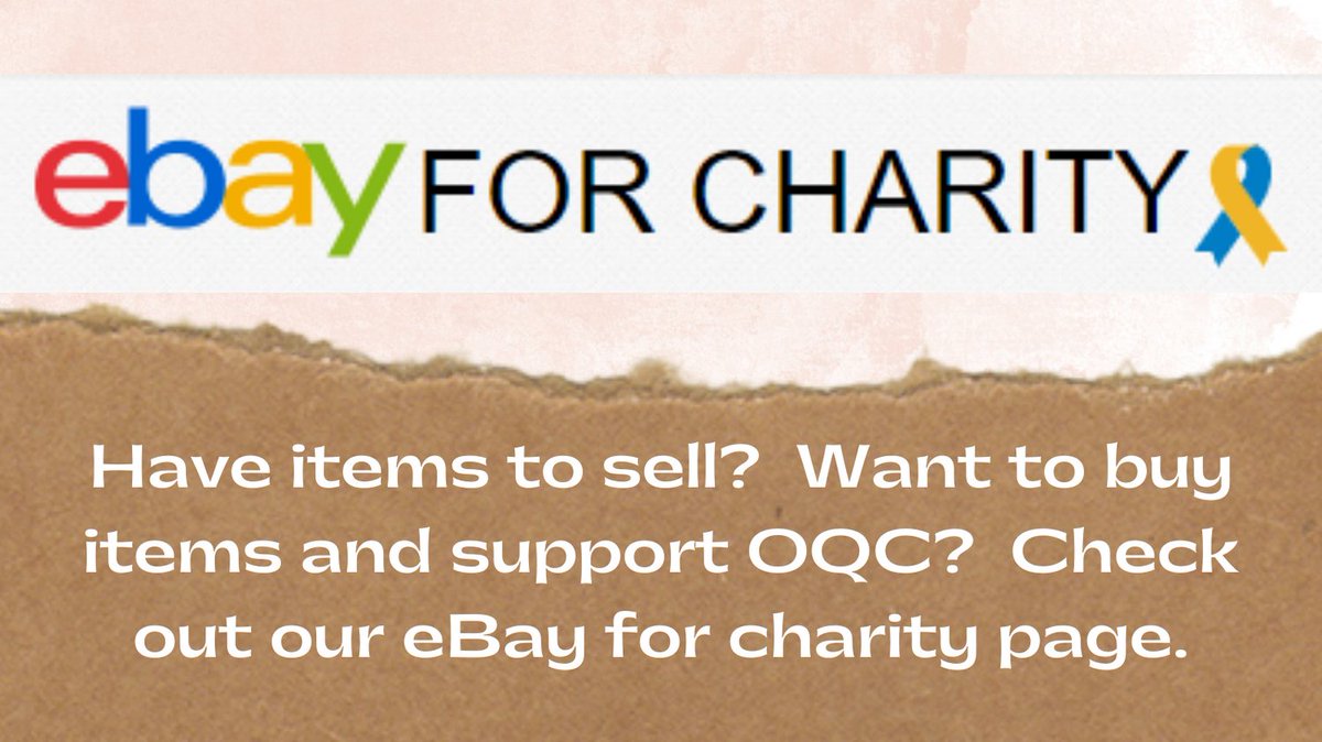 OQC's tweet photo. Are you addicted to eBay? Want to start? You can buy items that will donate a portion to OQC or sell your items.
Visit our eBay charity page or reach out to learn more - https://t.co/Plo14WT9tJ

#OQC #OperationQuietComfort https://t.co/V1BVavHCxO