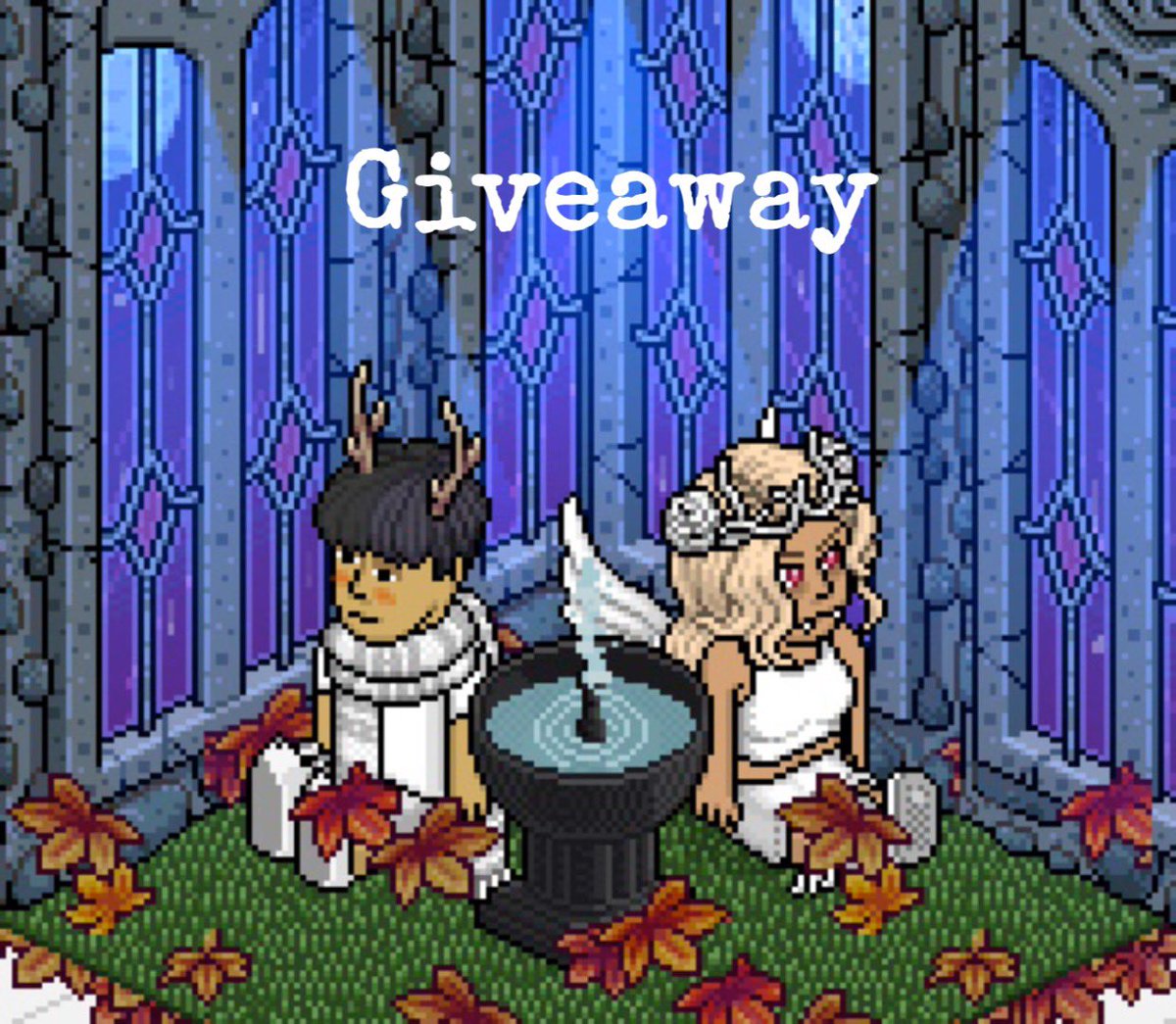 Laurkatie's tweet photo. 🦇 bat again with ANOTHER giveaway 🦇 hahah.. I’m so funny. We’re giving away a 𝕭𝖑𝖆𝖈𝖐 𝖋𝖔𝖚𝖓𝖙𝖆𝖎𝖓 !

HOW TO ENTER: 

1. Repost / like this post 🍂
2. Follow @LauHabbo &amp; @FemqHabbo 🍂
3. Tag 2 friends! 🍂

ENDS 16th OCTOBER 🎃🧋 https://t.co/PPU01az06n