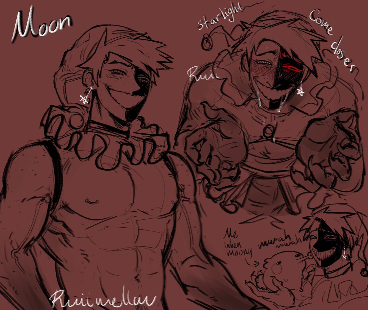 ZaXkerie's tweet image. Here's the Sun&amp;amp;Moon duo for those who loves them a normal amount the same way I do.. mhm yeah 

#sundrop #moondrop #fivenightsatfreddyssecuritybreach #fnaf