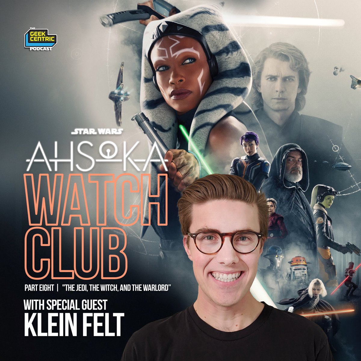 GeekcentricYT's tweet photo. Happy Thanksgiving! 🦃
You know what makes a great pairing with turkey and stuffing? Our #WatchClub finale for #Ahsoka with SPECIAL GUEST and fellow Canadian @TheKleinFelt! It’s STUFFED with incites and theories on what’s next for Filoni’s new galaxy!
🔗https://t.co/SUafUmx7VQ https://t.co/pS48HAppvF