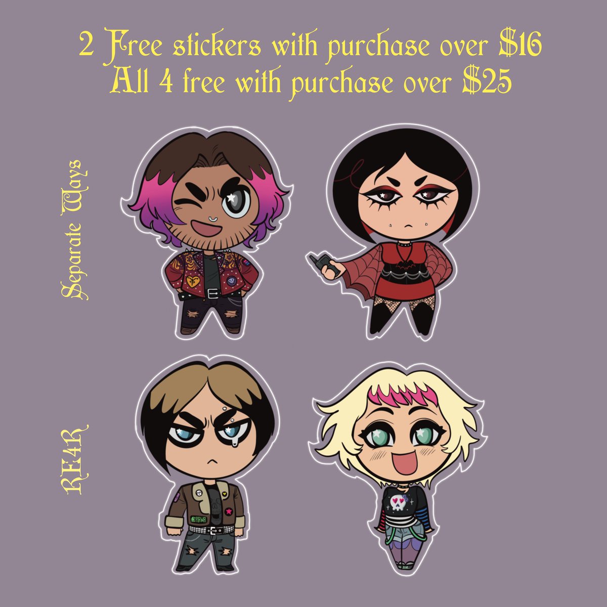 alita_n99's tweet photo. Available for preorder right meow <3 #altcREw #RE4R #SeparateWays #merch
https://t.co/KUSckMEwIY https://t.co/T6u79MBpwX