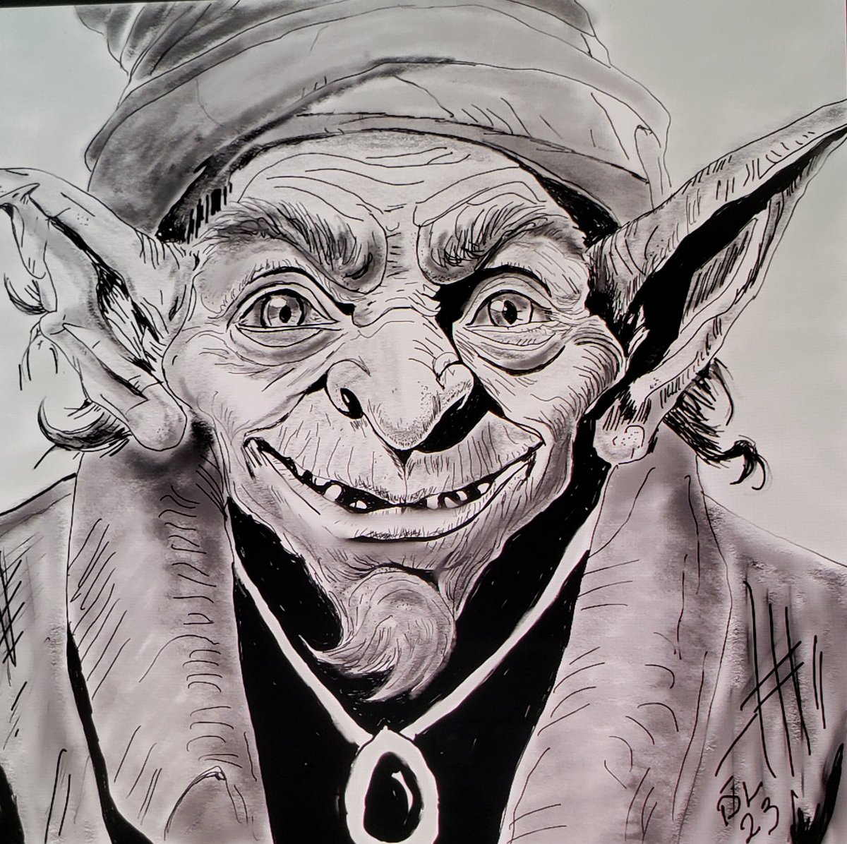 Darkladyshorror's tweet image. New cartoon drawing, not quite happy with him but as they say practice makes perfect 😉
Darklady 
#halloweenchills #OctoberMagic #halloweenvibes #halloweeneveryday