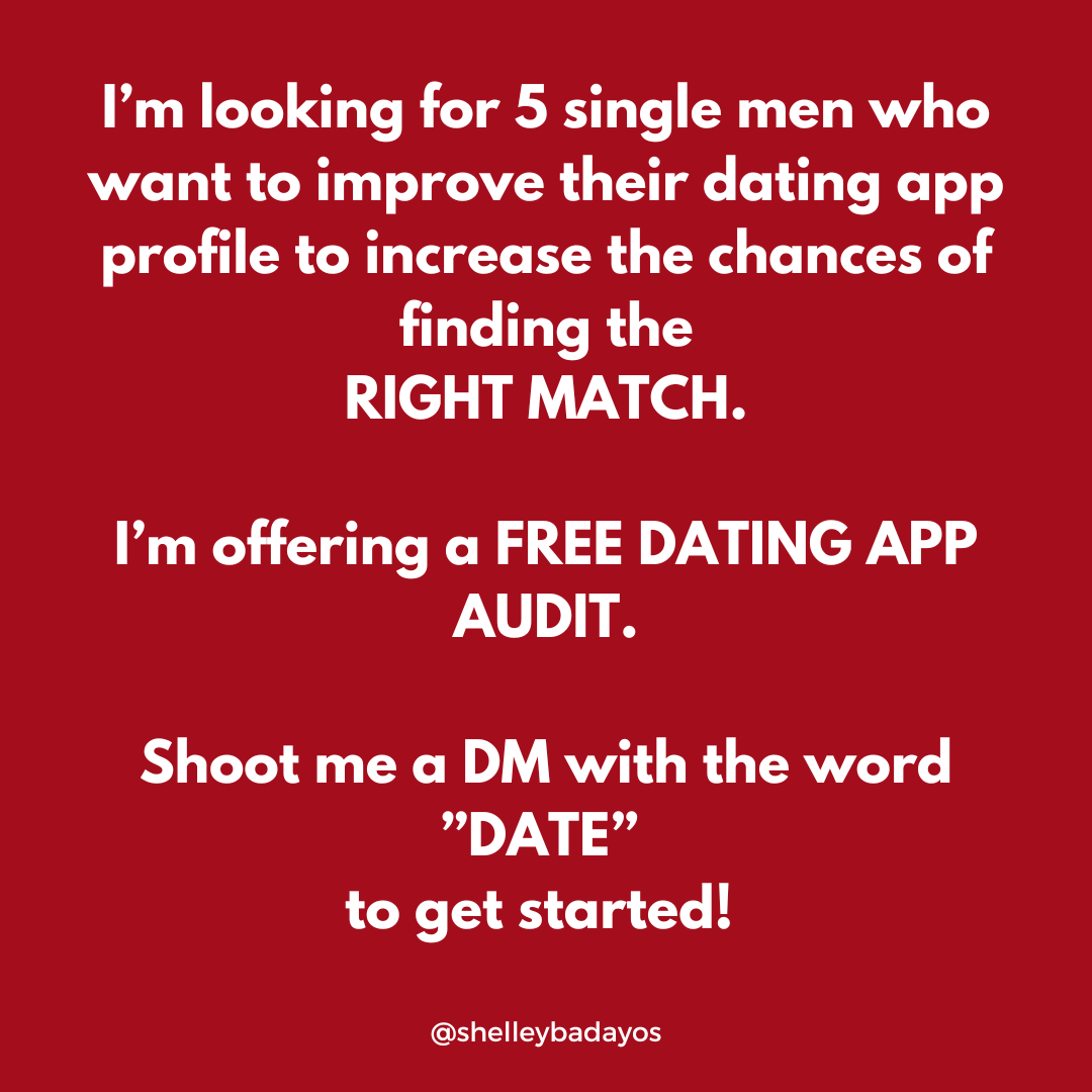 DM me the word "DATE" for more details! ❣️

#datingcoachformen #onlinedating