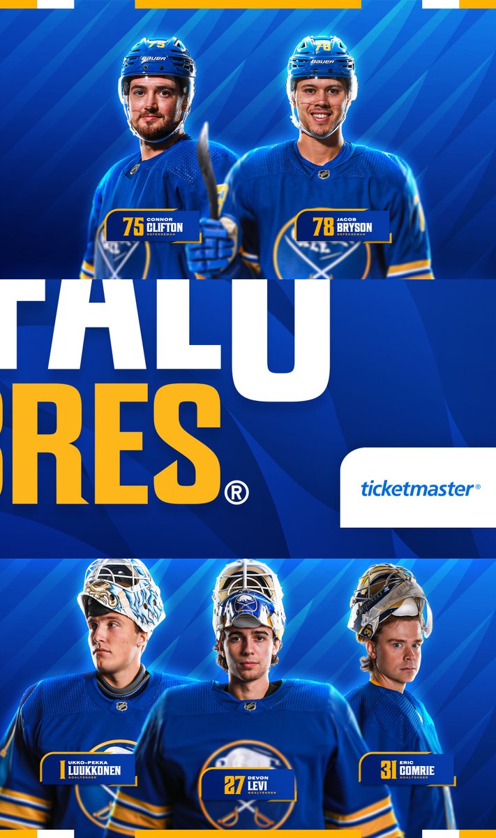 Our Opening Night roster is SET‼️

Meet the 2023-24 Buffalo Sabres: bufsabres.co/3ZKSTPz

#LetsGoBuffalo | <a href="/Ticketmaster/">Ticketmaster</a>