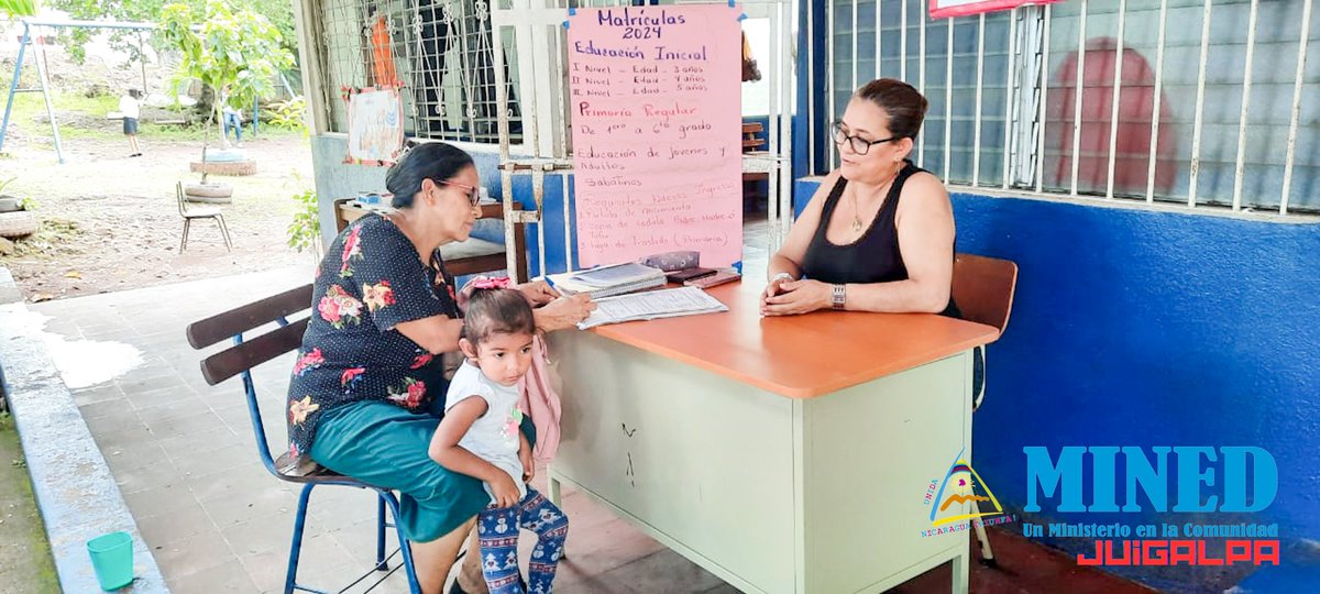 🥳#MINEDJuigalpa |📝 Iniciamos la Matrícula para el Ciclo Escolar 2024 en Todos Nuestros Centros Educativos 🙋🎉

¡Me Gusta Estudiar; 📚 Voy a Prosperar. 🎊✏️📖

#MatriculaEscolar2024.🙋
#EnVictoriasEducativas
<a href="/minednicaragua/">Ministerio de Educación Nicaragua</a> @LilliamHerreraM
<a href="/salvadorVang/">Salvador Vanegas G</a>