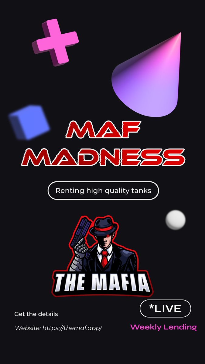themafapp's tweet photo. We are still here and kicking💪

Each week we give out Ancient tanks in our MAF Madness competition for @Spider_Tanks 

We empower our community and get the best tanks in there hands🧠 https://t.co/ma2QZg0QGe