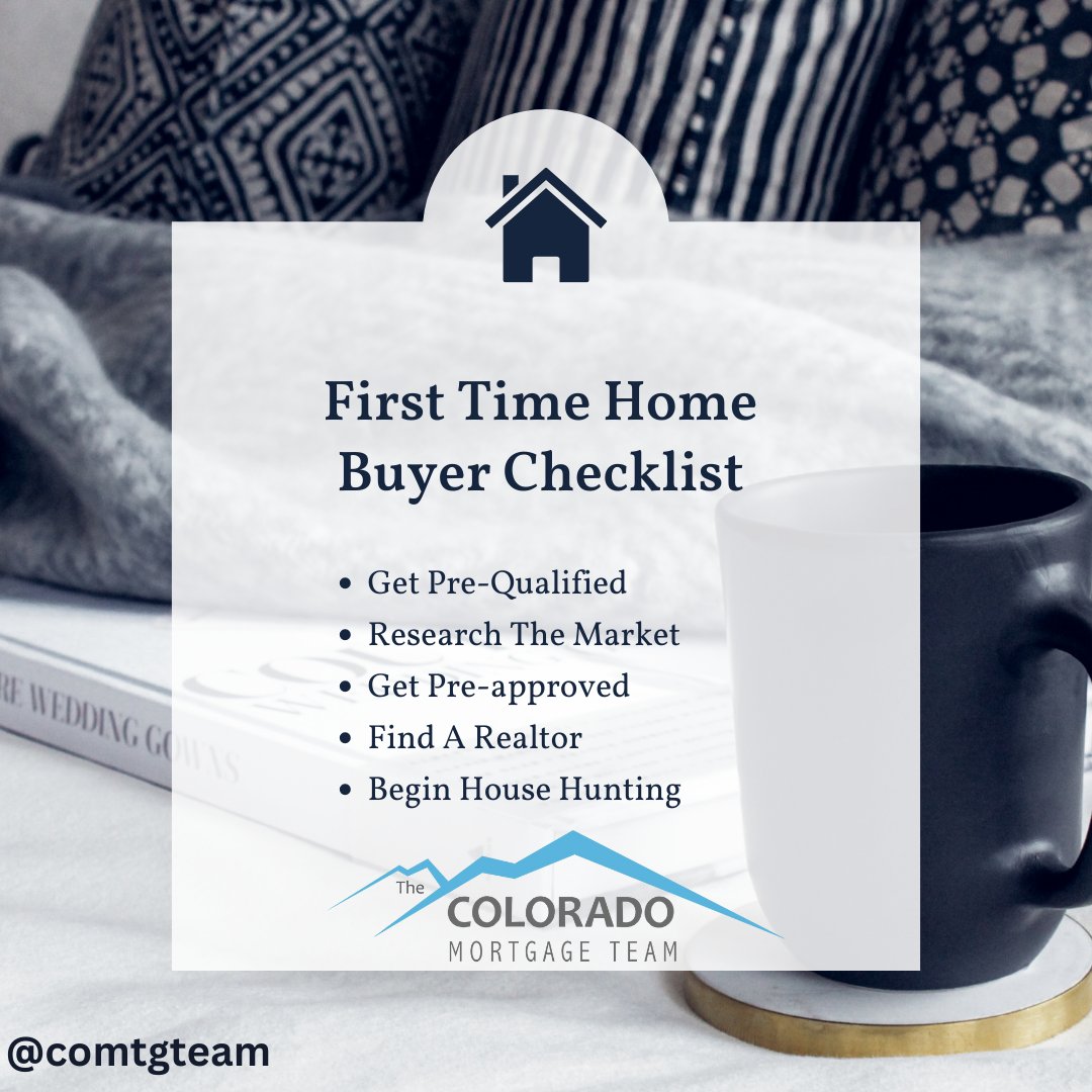 CO_MortgagePro's tweet image. 🏠 First-Time Homebuyer Tip ✨ Dive into the Journey with a Checklist! 📋 Owning your dream home is possible, and having a plan is key. 🚀The Colorado Mortgage Team is here to guide you through each step. Let&apos;s turn those dreams into address! 🗺️ #HomeSweetHome #PlanToOwn 💙