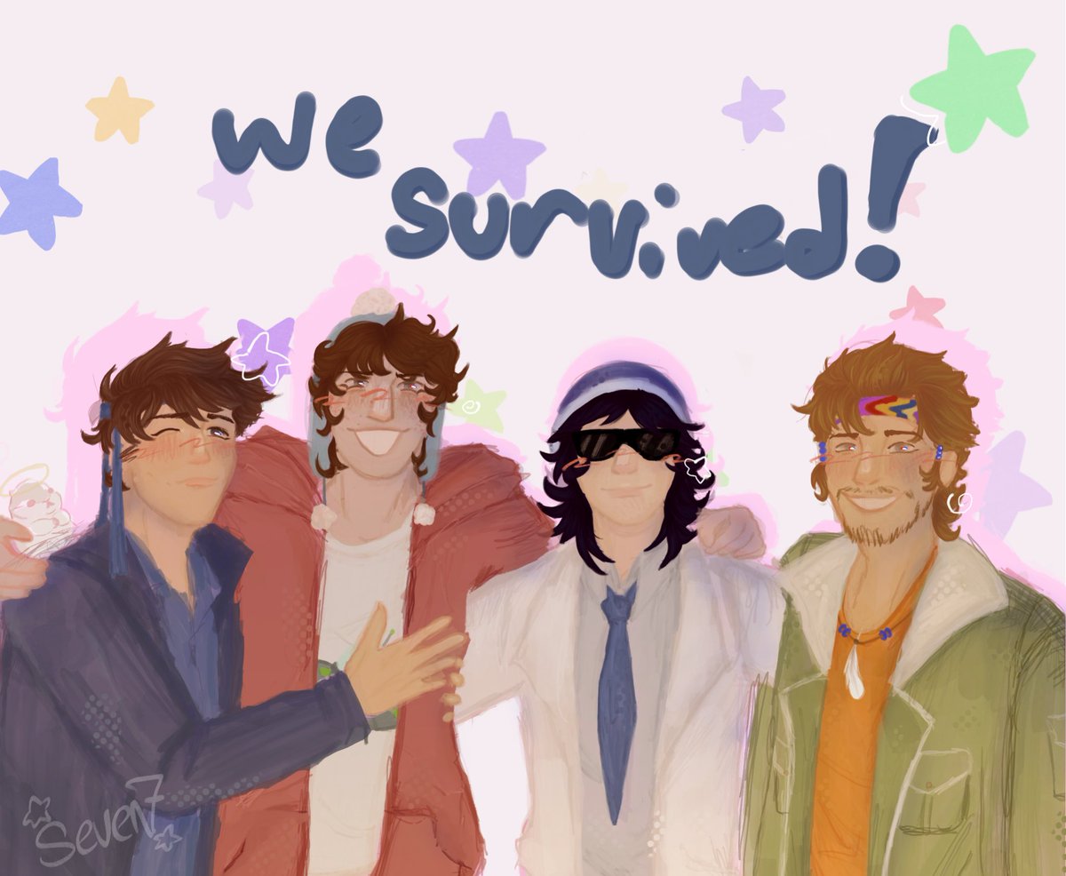 Sevenlikesfrogs's tweet photo. They survived ! (๑>◡<๑)
#OrdemParanormalQuarentena #OPQfanart #JeffreyBacon #BenitoCamelo #DiegoThalles #LuisM https://t.co/ukGqQorbKE