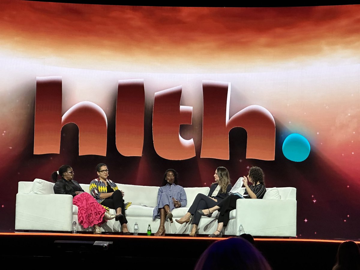 UCScienceCenter's tweet photo. Dr. Seun Ross, Executive Dir of Health Equity at @IBX and a member of our Healthcare Advisory Council speaking at #HLTH2023 on a Crisis We Can’t Overlook; Medicaid and Moms. https://t.co/grmHwzfHUg