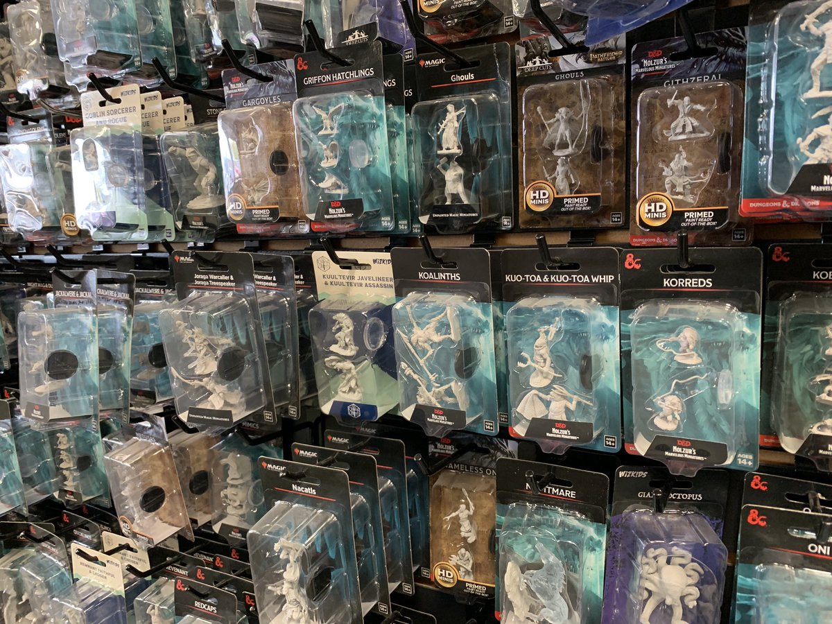 GameOnMichigan's tweet photo. Who else is ready for D&amp;D Miniature Painting Day tomorrow? 🎨🖌️

This Tuesday, Oct 10th, join us all day long painting minis! Purchase any $5 In Stock Mini and get free access to our pairing supplies while meeting other local table top rpg fans. Stay for an hour or stay all day! https://t.co/SiRIiWZ0Vd