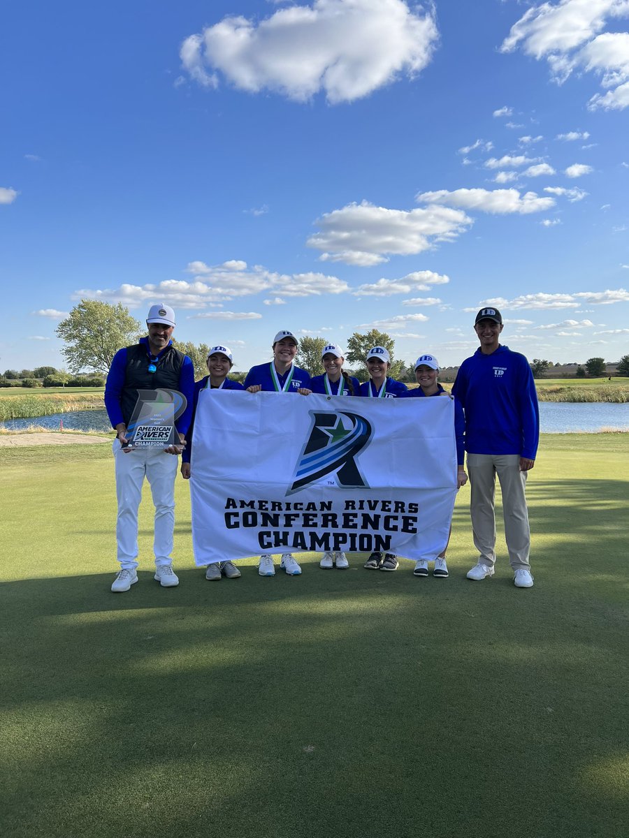 UDubuqueSports's tweet photo. They’ve done it!! 

For the 4th time in the last 5 years, @DbqGolf has won the American Rivers Conference Women’s Golf Championships!

They will play in the NCAA Championships in May in Kentucky. https://t.co/yKeGQKGpqh