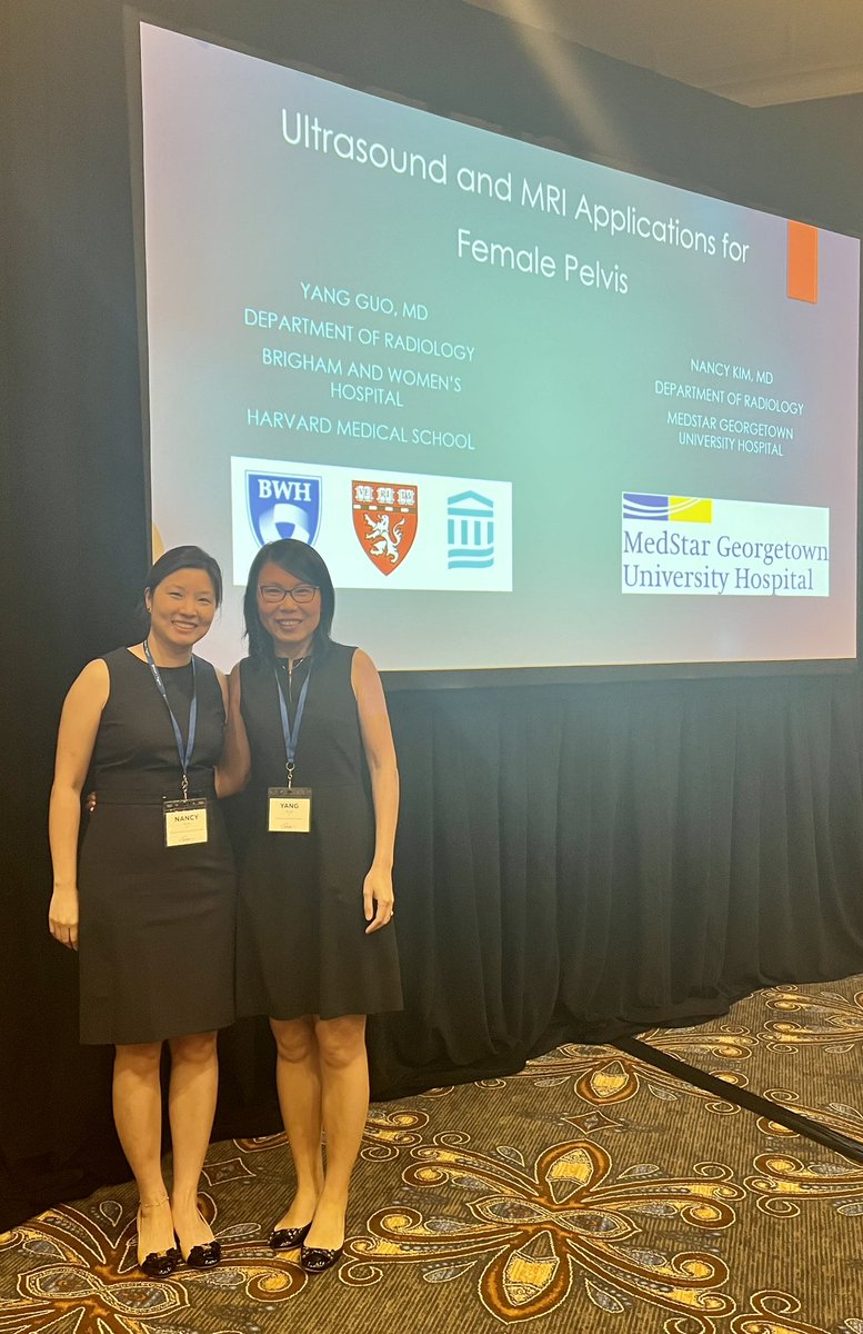 Sharing the floor with Dr. Nancy Kim <a href="/nancykimmd/">Nancy Kim</a> on female pelvic imaging <a href="/SABImaging/">Society for Advanced Body Imaging | SABI</a> and being matchy matchy #matchy So much fun! Thank you for the opportunity #SABI2023