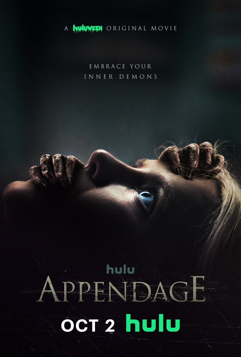 For these #31DaysOfHalloween, I will watch a new (to me) #horror movie or TV show every day of October. 

October 9th: Appendage 🎥

#31DayHorrorChallenge #31NightsOfHalloween #HorrorCommunity #SpookySeason #HorrorFamily #Horror365Challenge #Spooktober #31DaysOfOctober