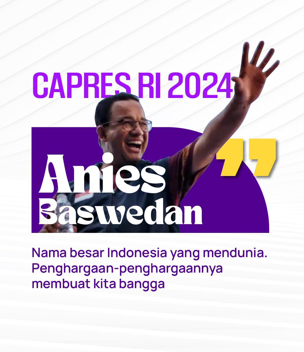 Farelbokir's tweet photo. Anies Baswedan, wakil Indonesia di panggung dunia dengan gaya keren. Penghargaan-penghargaannya bikin bangga! 🌍🇮🇩  Amin Terkenal #AniesTerkenal https://t.co/M3wdWkGPrd