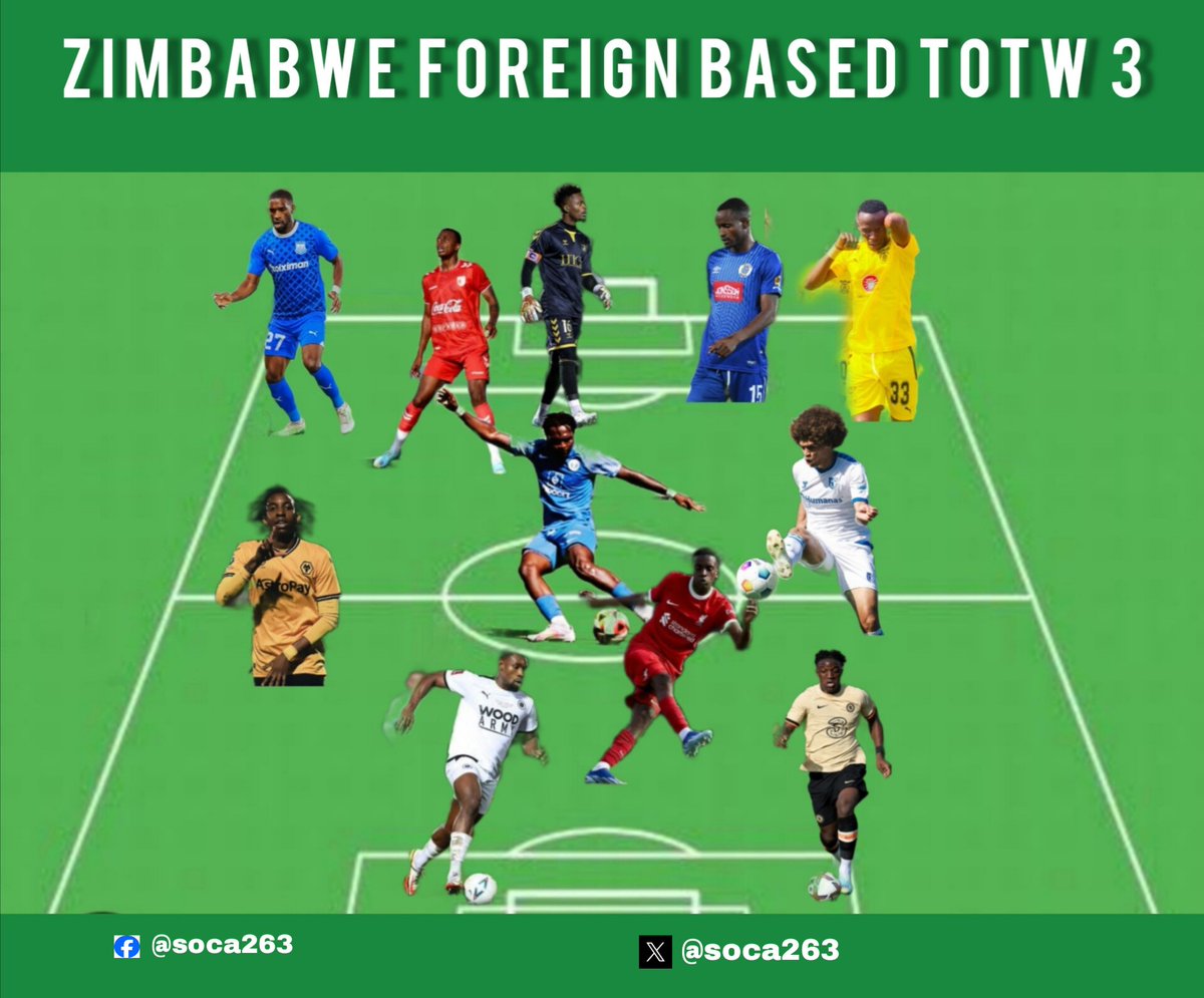 Zimbabwe🇿🇼 Foreign Based #TOTW Is Out!! ▪️Check Out Who Performed Well In The Week That Ended🔥🔥🇿🇼💪🏾 📰👇🏾 soca263updates.com/?p=3912
