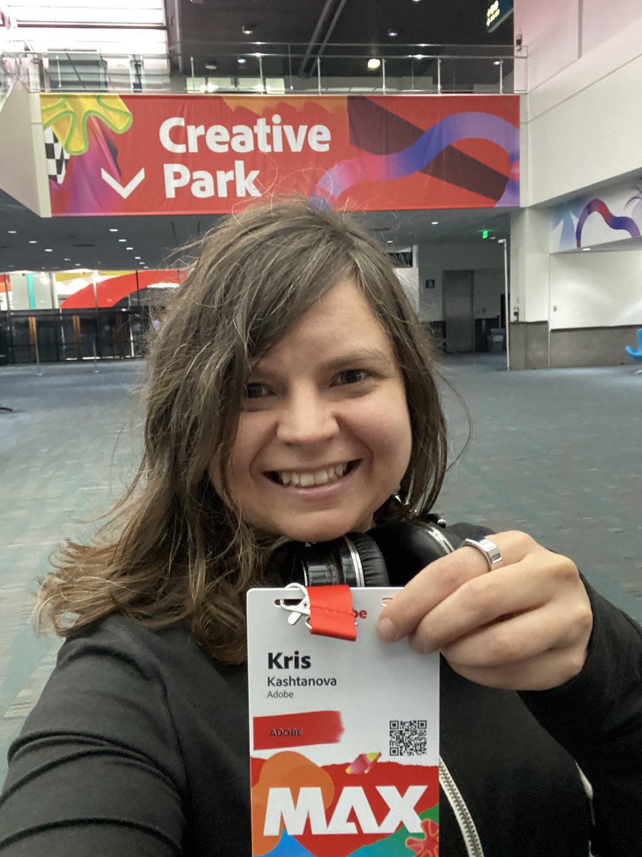 So happy 
#AdobeMAX 

I have to admit I might have made too many tutorials for you. I think I slept 8 hours (in an entire week). I couldn’t stop making them and plan to do two more because two many innovations and I want to show them all, besides I worked so close to the