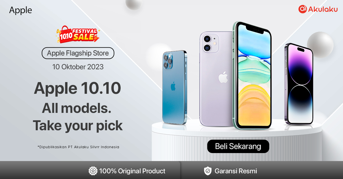 akulakuID's tweet image. Yuhuuu saatnya ganti iPhone baruuu💃🏻  

Mumpung ada Apple 10.10 Sale DISKONNYA BANYAK BANGET💥  

Pantengin di sini &amp;gt;&amp;gt; bit.ly/AppleAkuDiskon2   

#PromoGadget #Apple #Diskon1010 #PromoSeru #AkulakuIndonesia