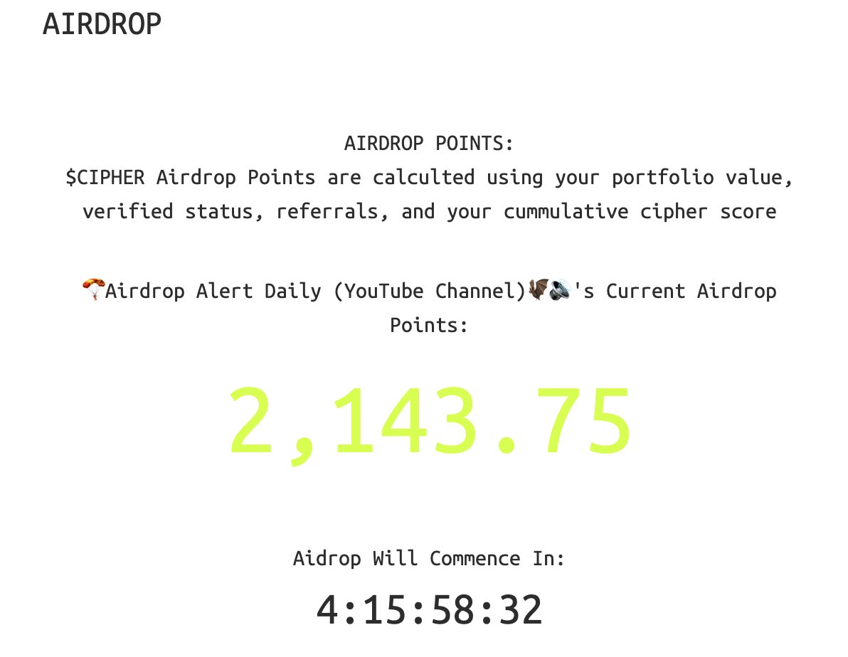 🪂Airdrop Alert Daily 🦇🔊 #AAD (uTube) tweet media