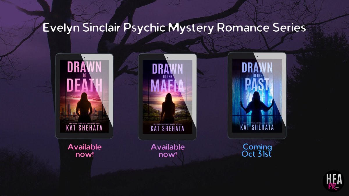 👻 𝐀𝐫𝐞 𝐲𝐨𝐮 𝐥𝐨𝐨𝐤𝐢𝐧𝐠 𝐟𝐨𝐫 𝐚 𝐬𝐞𝐫𝐢𝐞𝐬 𝐭𝐨 𝐛𝐢𝐧𝐠𝐞 𝐨𝐧?  👻
Evelyn Sinclair Psychic Mystery Romance Series <a href="/KatShehata/">Kat Shehata</a> is best enjoyed when read in order!
#KindleUnlimited: amazon.com/gp/product/B0B…
#EvelynSinclairPsychicMysteryRomanceSeries <a href="/HEAPRMore/">HEA PR</a>