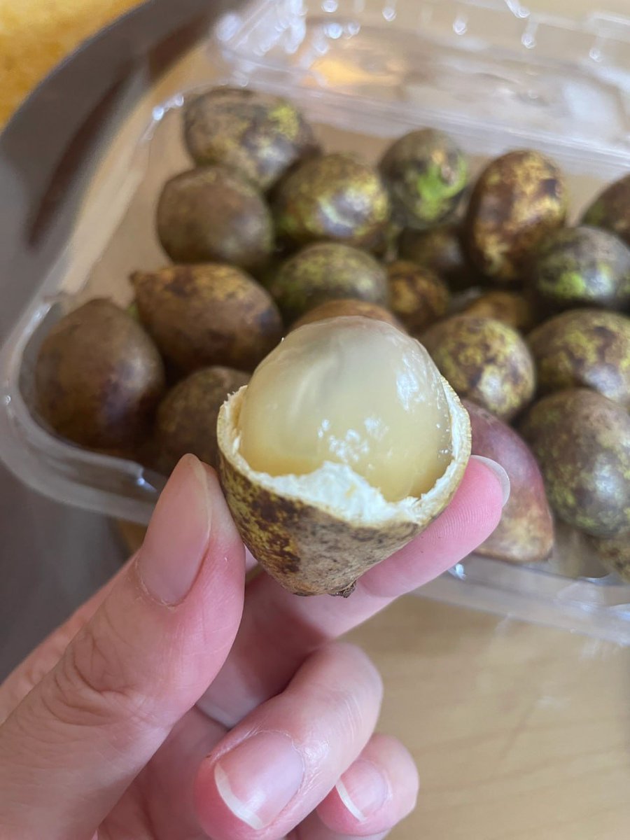 AvaWilliams01's tweet photo. Anyone know what fruit this is?😁 https://t.co/e0DU9cNSg1