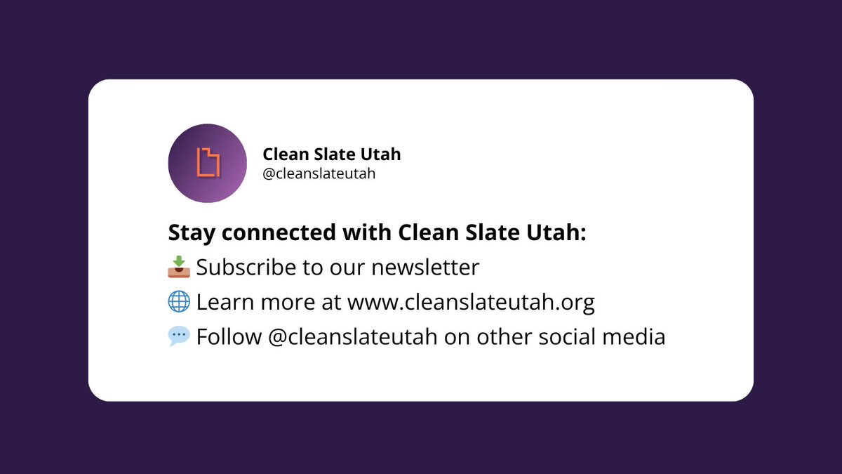 Clean Slate Utah tweet media