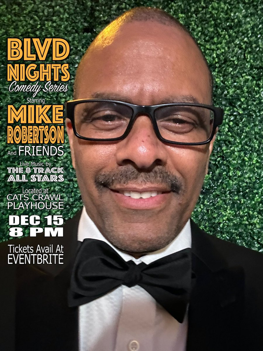 SAVE THE DATE! Live on Friday Dec 15th the Blvd Nights Comedy Series returns! Come get some of this good holiday cheer. See the Dopest Comedians in the game!  You know how we do. Tickets are available on eventbrite.com at eventbrite.com/e/blvd-nights-…