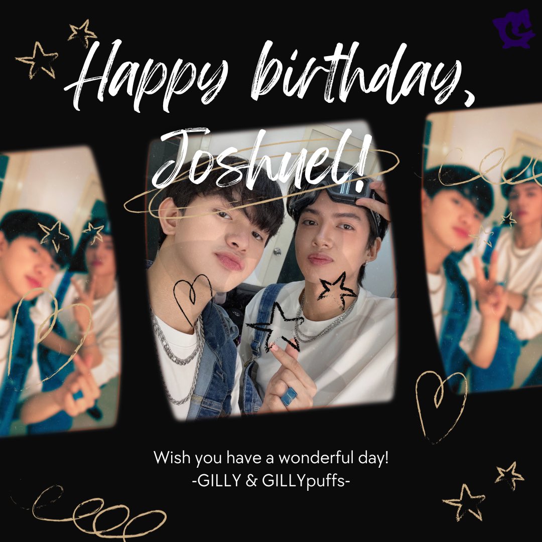 Happiest Birthday to Gilly’s roommate and ECLIPSE’s kuya, @joshuelbautista !

We wish you peace and happiness in life!

All the love, 
Gilly and Gillypuffs 🖤🫶🏼🩷