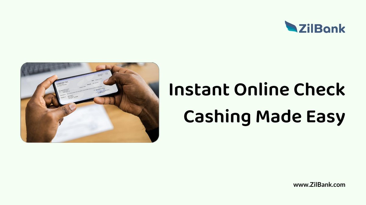 zil_us's tweet photo. Instant online check cashing services are easy and convenient with https://t.co/T3R12PwlCo, and you can cash your check anytime, anywhere. Also, it provides payment services like ACH, wire transfer, and virtual cards.
Learn more: https://t.co/Wp2cbuiN30
#CheckCashingServices #InstantOnlineCheckCashing