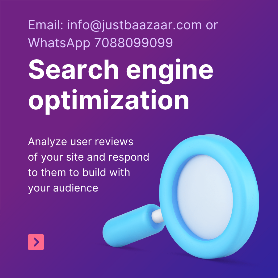 JustBaazaar1's tweet photo. World Class #SEO #SearchEngineOptimization Service by #JB_Digital Email at info@justbaazaar.com or WhatsApp 7088099099 https://t.co/BPP0QJC1dn