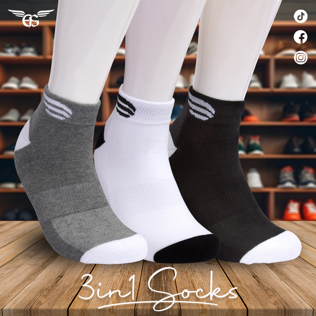 EFS_Apparel's tweet image. Three pairs of socks for the price of one! Get these now for only P299.00.
#ShopNow #Socks #EFSApparel