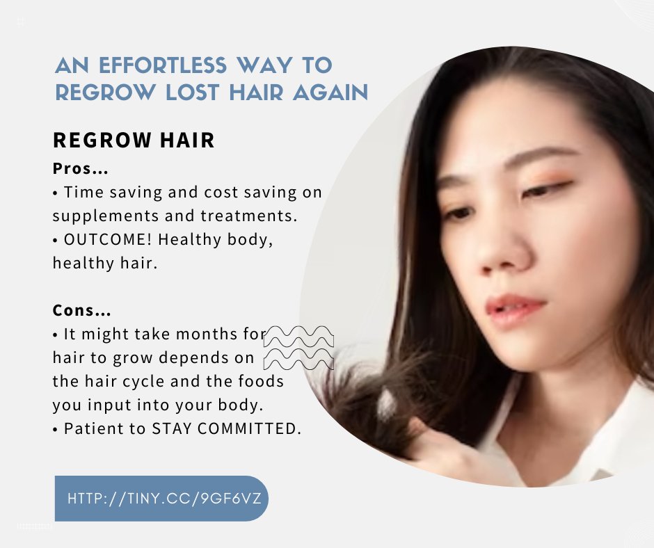 goodlifejade's tweet photo. In order, to know how to grow hair back quickly, most importantly you need to know the causes of the unusual pattern of hair loss. Some common causes of hair loss are inadequate blood flow to the scalp, and unhealthy lifestyles and habits. https://t.co/JkHEkocXBa