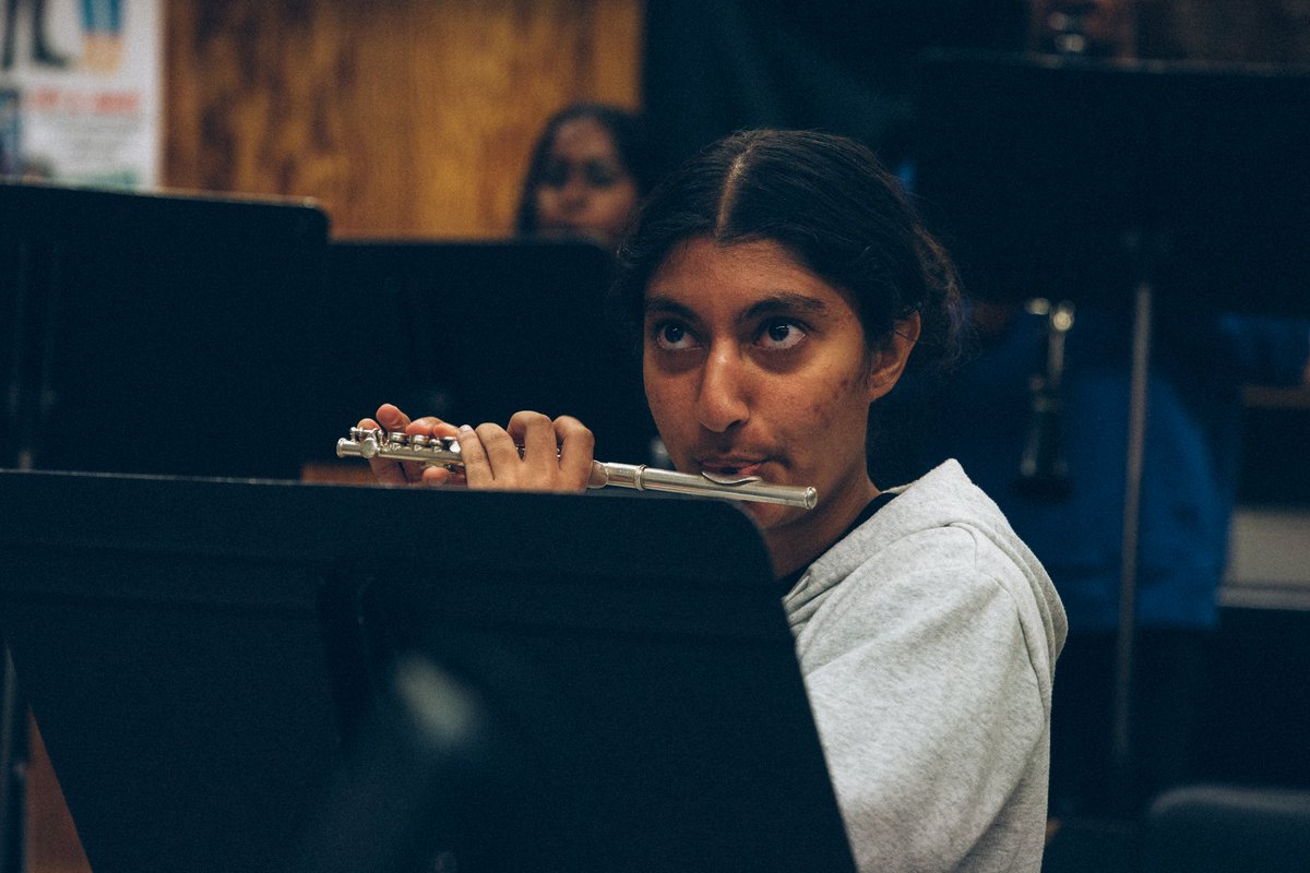 JFKBands's tweet photo. Fresh off of hosting their first-ever home show, #JFKMB was back to work tonight getting ready for WHS this Saturday! #TheSoundofMetal https://t.co/JfieEcGr6y