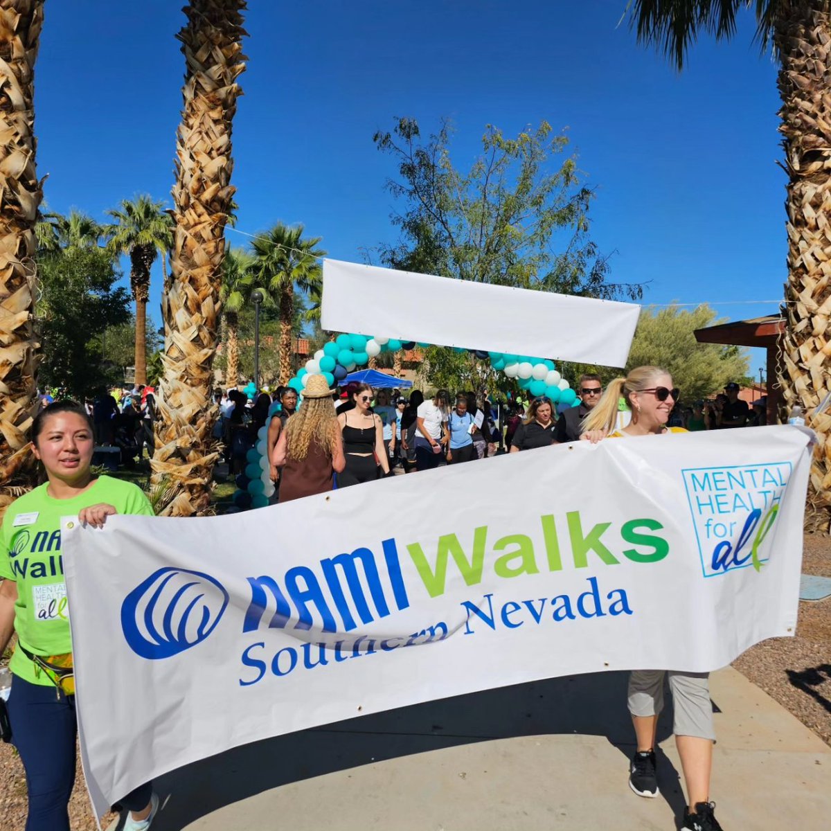 NAMISNV's tweet photo. NAMI Walks Nevada was an unforgettable day! All across the state, over 450 particpants in 72 teams walked Together for Mental Health!
THANK YOU to everyone who came out on October 7 to show up for mental health in Southern Nevada. 💚
#togetherforMH #NAMIwalksNevada https://t.co/Q2xtrpLOSs