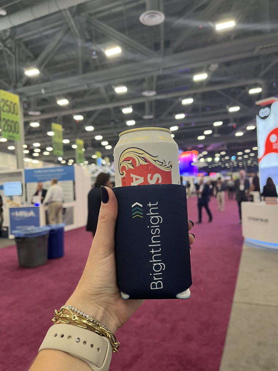 JamieJay2's tweet photo. It’s happy hour somewhere… and that somewhere is our @Brightinsightco booth 2246 at #HLTH2023 💊📲🍻 https://t.co/GTvm1BUOBt