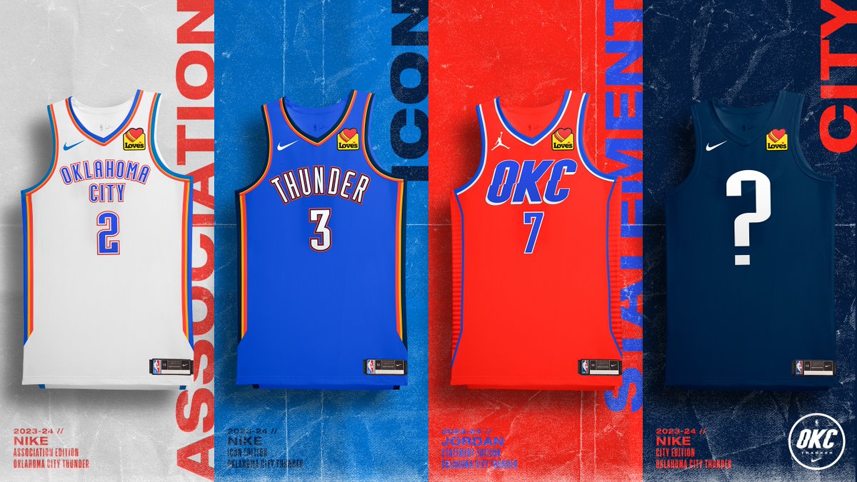 Oklahoma City Thunder Uniform Concepts, by OKC Tracker