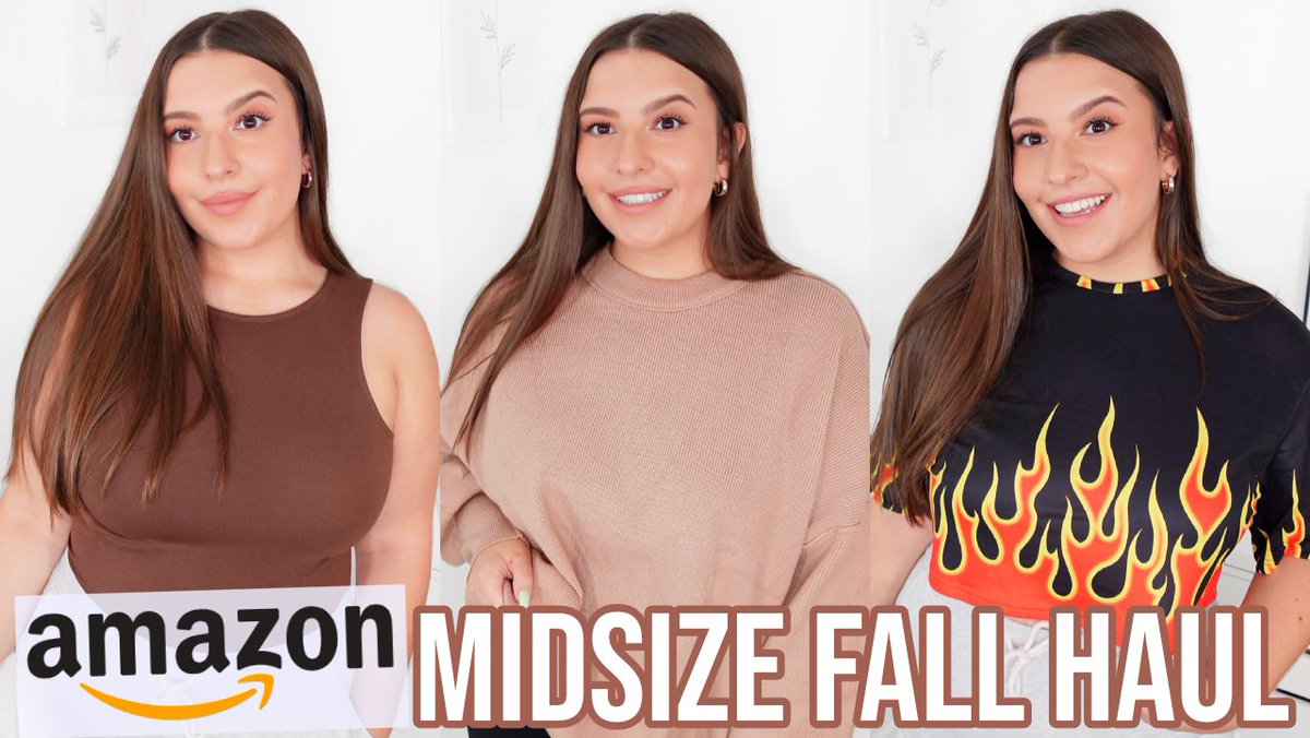 jackieannmakeup's tweet photo. MIDSIZE AMAZON FALL TRY-ON CLOTHING HAUL: SIZE L/XL/14 *realistic first impressions* 🫶🏼 https://t.co/ORceUdThI5 https://t.co/6nEmhX8GTI