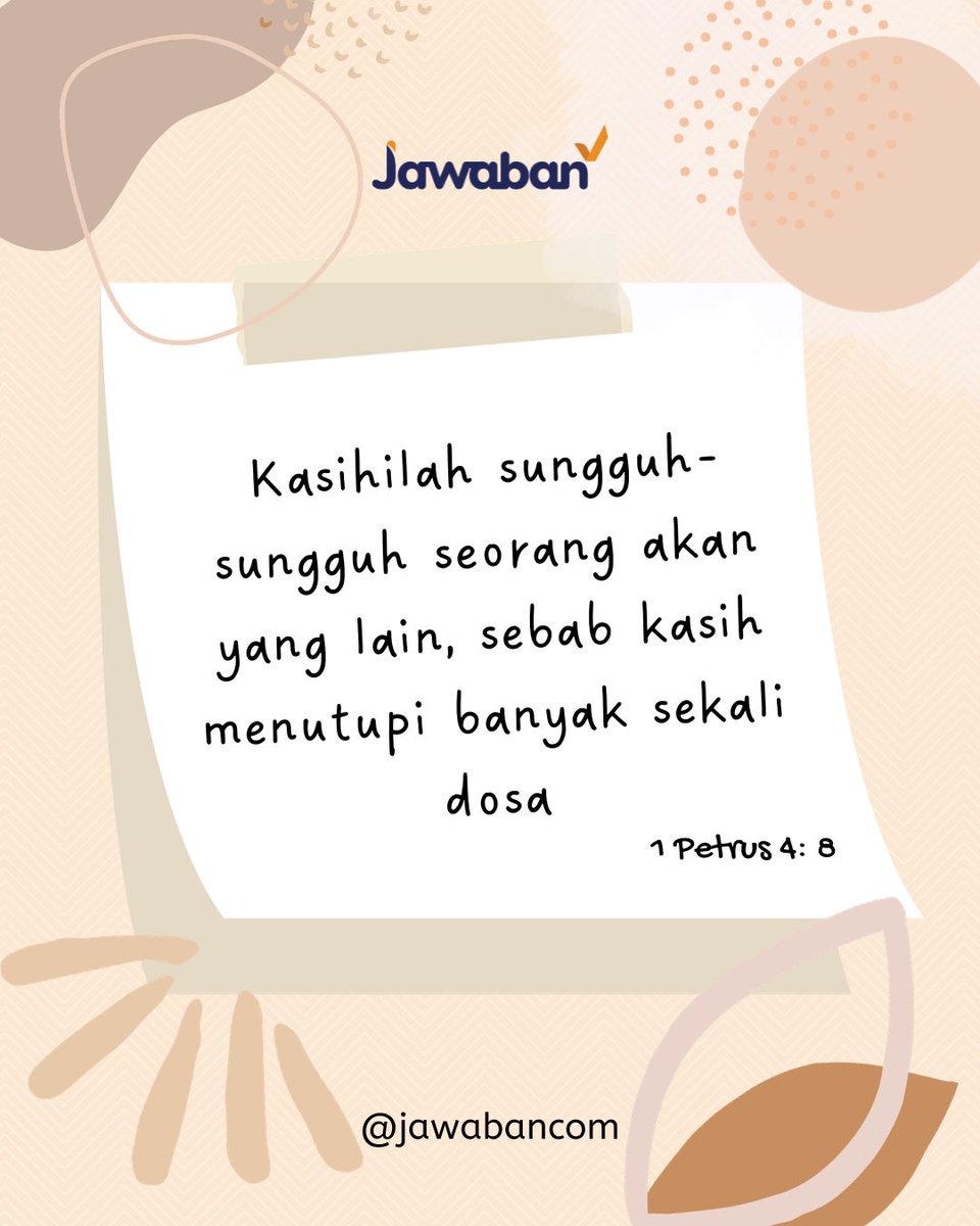 Jawaban's tweet photo. Bagaimana kita bisa tetap mengasihi sekalipun dilukai?
Baca renungan selengkapnya di sini:
π https://t.co/fwNaRb77Fu atau kunjungi π https://t.co/RE66f4Kge0
#dailyquote #saatteduh #renunganKristen #motivasi #ayatAlkitab #devojawaban #renunganjawaban #jawaban #CBNIndonesia https://t.co/Mjj4qPpFp6