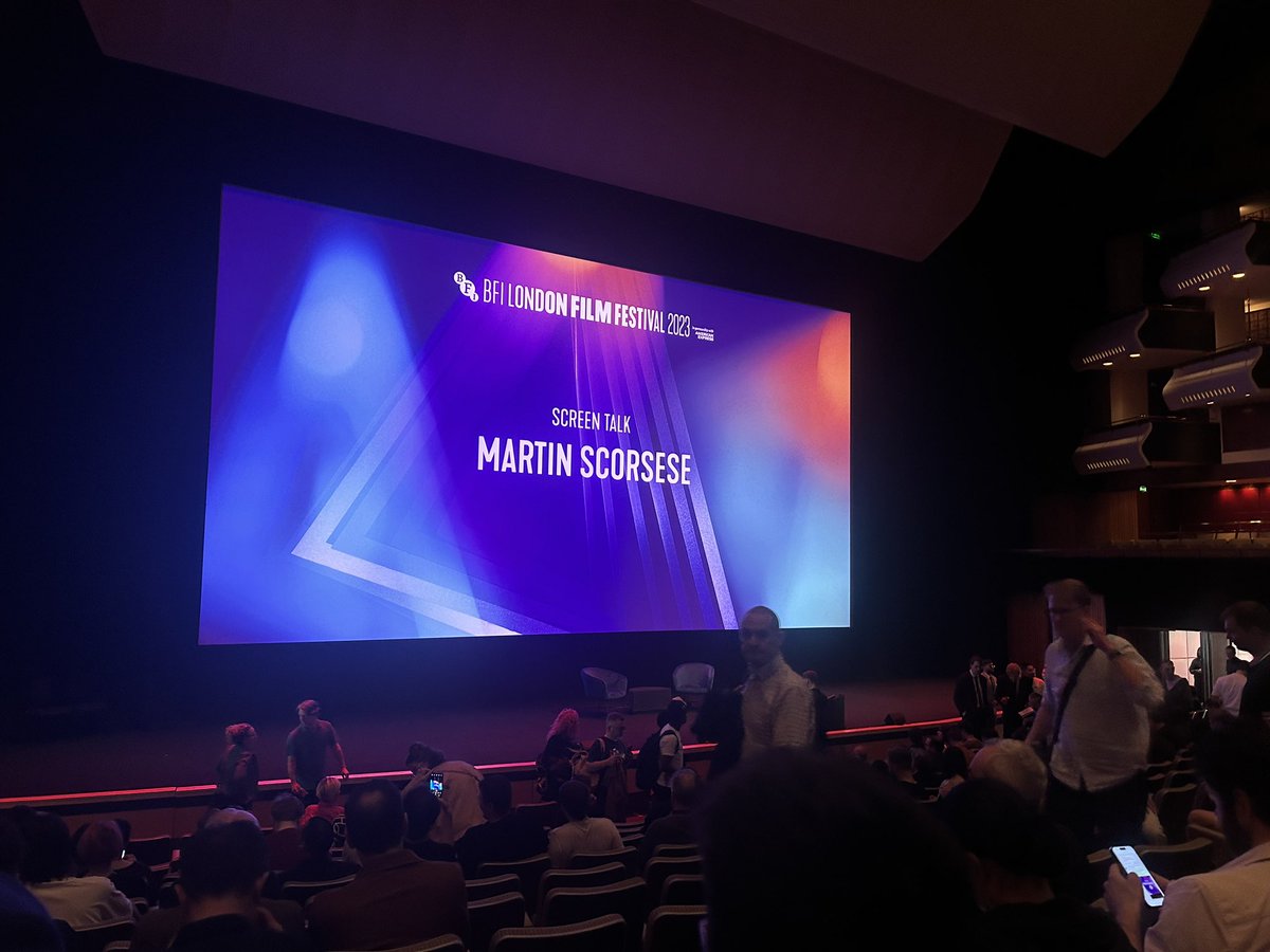 oliviavsshark's tweet photo. Had such a fantastic time attending the #LFF Screen Talk with Martin Scorsese 🎬 an absolute legend and true cinephile, the passion this man expresses for film is so contagious and motivational. Also, being hosted by @edgarwright, one of my favourite filmmakers, was a win! 🍿x https://t.co/zD1QNCHbgv
