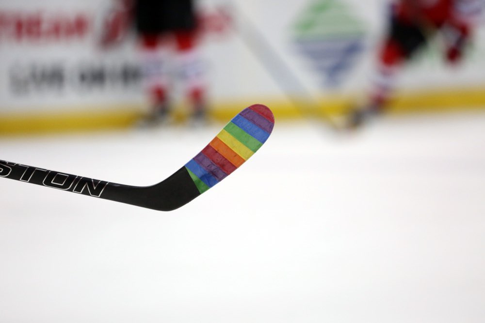 HockeyTomorrow's tweet image. Along with the banning of pride jerseys, the NHL has issued a league-wide ban on ‘Pride tape’ . Players can no longer have rainbow tape on their sticks.

Important to note that the stick tape was completely optional, in comparison to the jerseys that were recently banned.