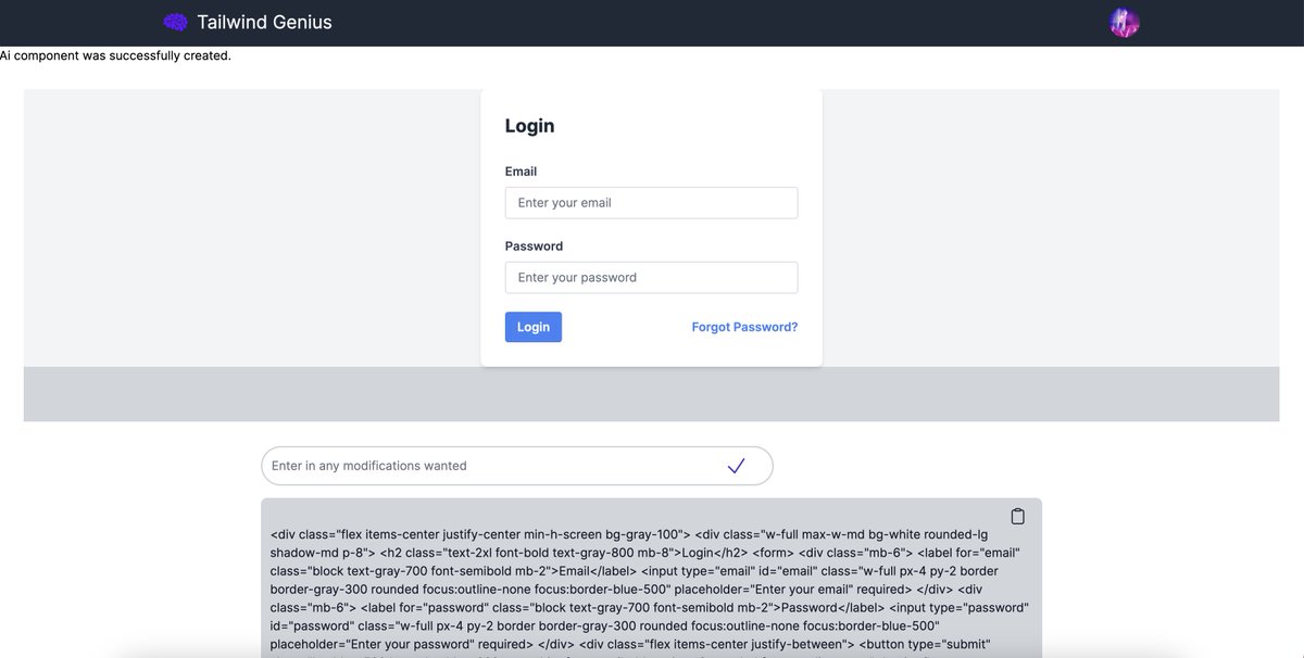 tailwindgenius's tweet photo. Make a sign-in screen easily with https://t.co/zQYHxiIQed
#Tailwindcss #rubyonrails #buildinpublic #TailwindGenius https://t.co/OQHHjhC8SR