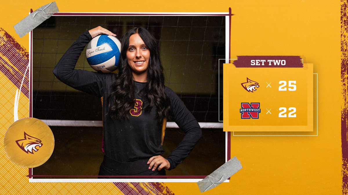 PRCCAthletics's tweet photo. Madi King finishes off the second set with a kill! PRCC is one set from putting this match away!

🖥https://t.co/jjoVWkmxJS
🐾#RRR https://t.co/84FZKU9FAH
