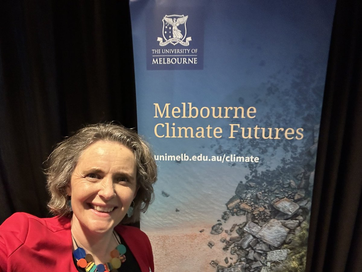 What a privilege to MC today’s #ClimateFuturesSummit, hosted by <a href="/MCFunimelb/">Melbourne Climate Futures</a>. 

So many incredible experts and a passionate audience coming together to share and develop the solutions we need to transition to a positive climate future!