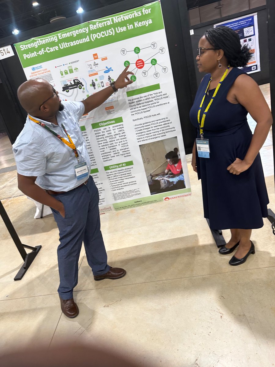 c_ngaruiya's tweet image. #Africa #emergencymedicine at #GCAM (@gatesfoundation @gchallenges #grandchallenges). #Emergencycare saves lives.

(+ a certain @NCIKenya @MOH_Kenya #NCD epidemiologist/hlth systems clinician scientist! We have one convert.)

Come say hi! 👋🏽 🇰🇪 

#globalhealth #AfricaScience